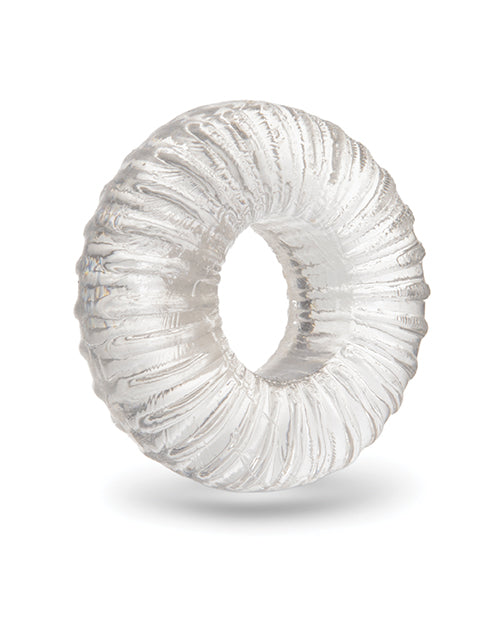 BVibes Stretch Tech Swirl Flexible Cock Ring With Vibrating Massage