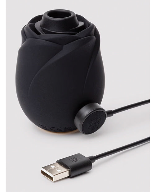 Estimulador de succión del clítoris Black Rose negro de Fifty Shades of Grey