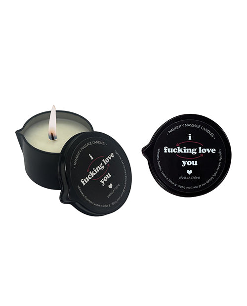 Kama Sutra Vanilla Creme Massage Candle Tin With Pour Spout 2 Oz
