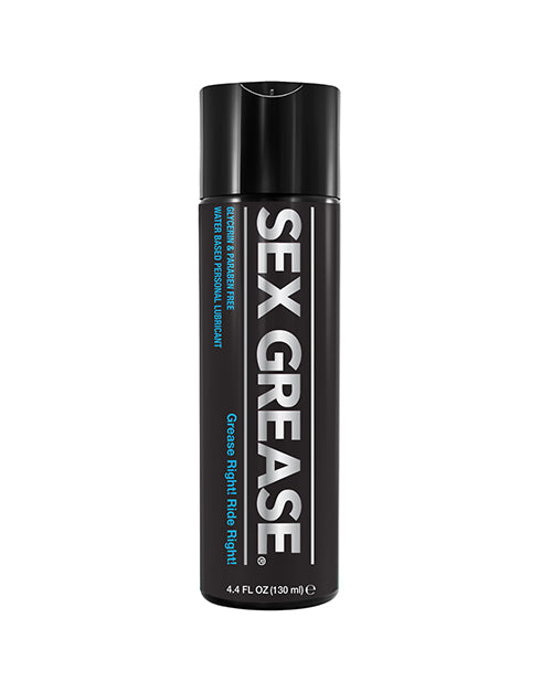 Sex Grease Water Based Lubricant Glycerin Free 4.4 oz Bottle