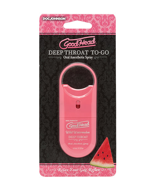 GoodHead Deep Throat Spray To Go Wild Watermelon Travel Size