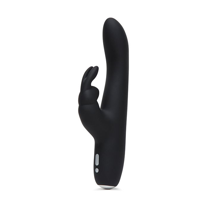 Fifty Shades of Grey Greedy Girl Rechargeable Slimline Rabbit Vibrator - Black - Article product