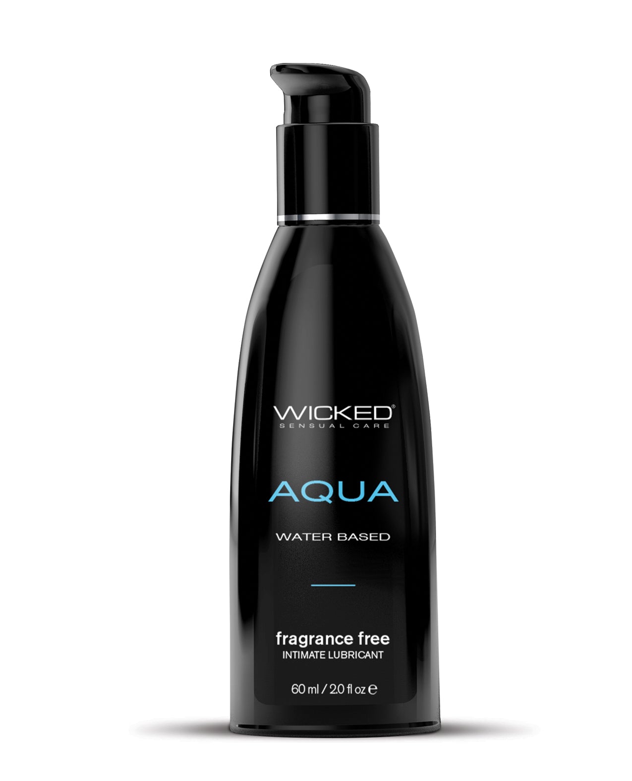 Wicked Sensual Care Aqua Waterbased Lubricant 2 Oz Fragrance Free