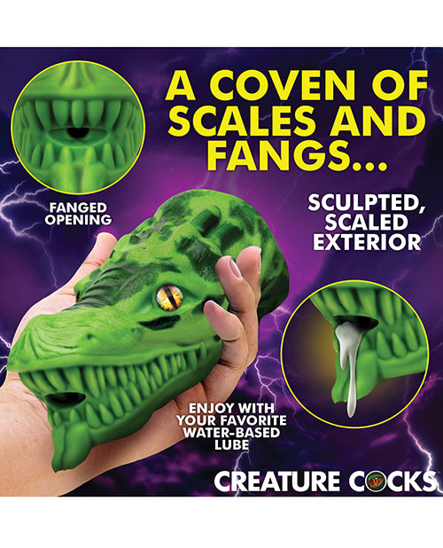 Dragon Tamer Silicone Stroker Green Creature Cocks