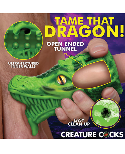 Dragon Tamer Silicone Stroker Green Creature Cocks