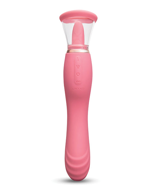 Le Wand Lick 3 In 1 Rechargeable Double Ended Vibrator G Spot Massager Tongue