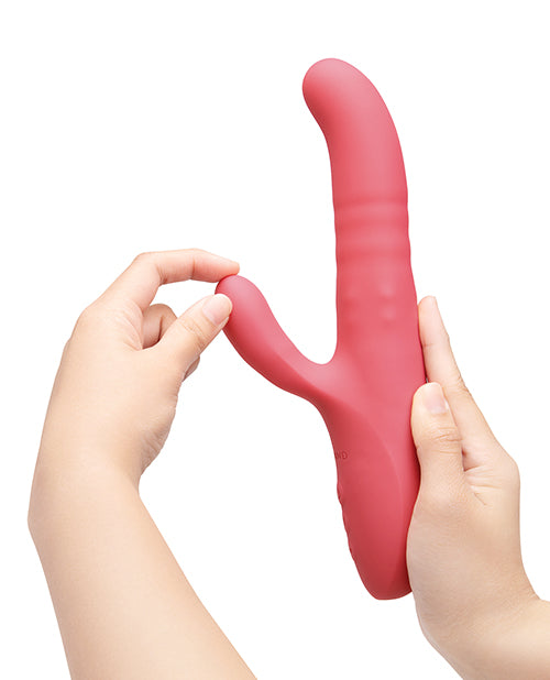 Le Wand Thrust Rabbit Vibrator With G Spot Curve And Clitoral Stimulator