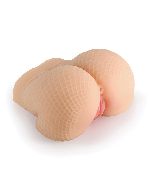 Leilani Realistic Pussy And Anal Stroker Tan Ultra Textured Shaft TPE