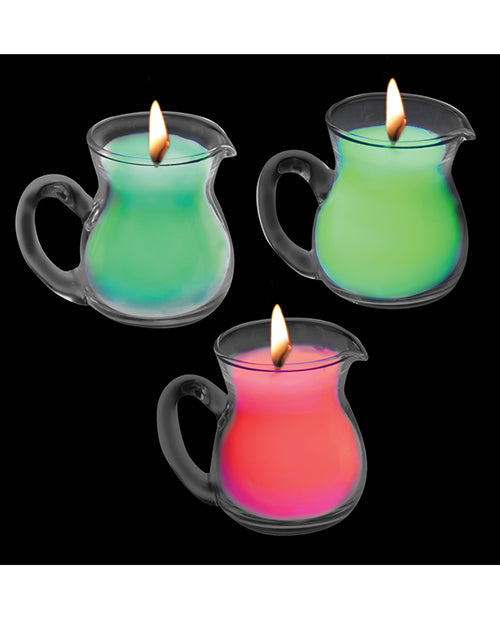 Candela a goccia reattiva alla luce nera UV della serie Master - Set di 3