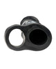 Load image into Gallery viewer, Creature Cocks Stallion 1.5" Silicone Penis Extension - Black/Silver - Extra Large
