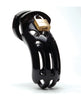 Cargue la imagen en el visor de la galería, The Curve Chastity Device Three And Three Quarters Inches Curved Cock Cage Black

