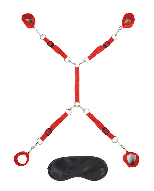 Lux Fetish 7-delige bedspreider - rood