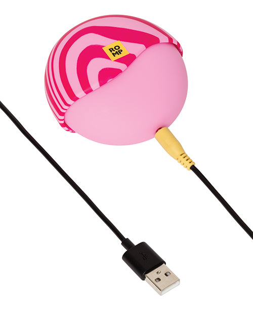 Romp Spin Travel Rechargeable Clitoral Stimulator Pink