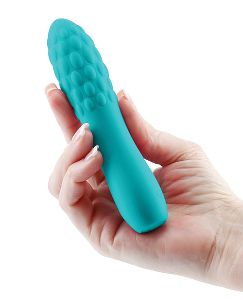 Load image into Gallery viewer, INYA Rita Rechargeable Teal Silicone Vibrator With 10 Settings
