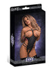 Load image into Gallery viewer, Lust Medusa Cupless &amp; Crotchless G-String Teddy Black L/XL
