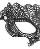 Load image into Gallery viewer, Shots Ouch Black &amp; White Lace Eye Mask - Princess Black

