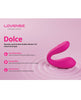Load image into Gallery viewer, Lovense Dolce (Previously Quake) Adjustable Dual Stimulator - Pink
