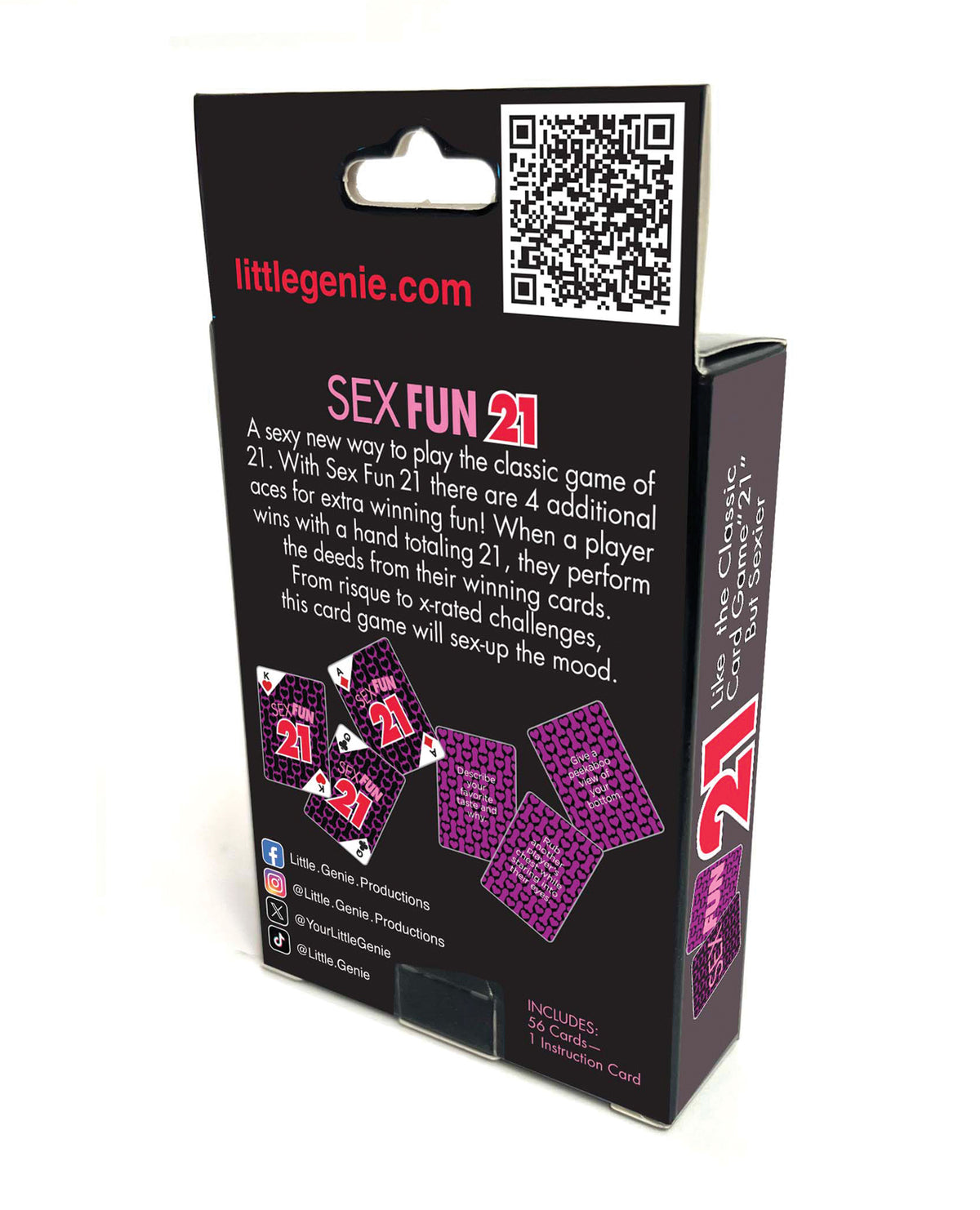 Sex Fun 21 Card Game With Sexy Activities For Adults