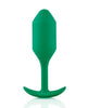 Bild in den Galerie-Viewer laden, b-Vibe Gewichteter Snug Plug 2 - 114 g Grün
