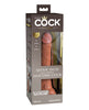 Carica l'immagine nel visualizzatore Galleria, King Cock Elite 7" Dual Density Silicone Cock - Tan
