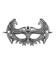Load image into Gallery viewer, Shots Ouch Black &amp; White Lace Eye Mask - Empress Black
