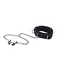 Carregar imagem no visualizador da Galeria, Shots Ouch Black &amp; White Velcro Collar w/Nipple Clamps - Black
