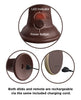 Load image into Gallery viewer, King Cock Elite 7" Dual Density Vibrating Silicone Cock w/Remote - Brown
