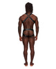 Afbeelding laden in Galerijviewer, Fetish Uranus Nylon Spandex Moonshine Harness Brief Black S/M
