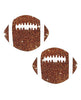 Lataa kuva gallerian katseluohjelmaan, Neva Nude Football Glitter Pasties - Brown O/S
