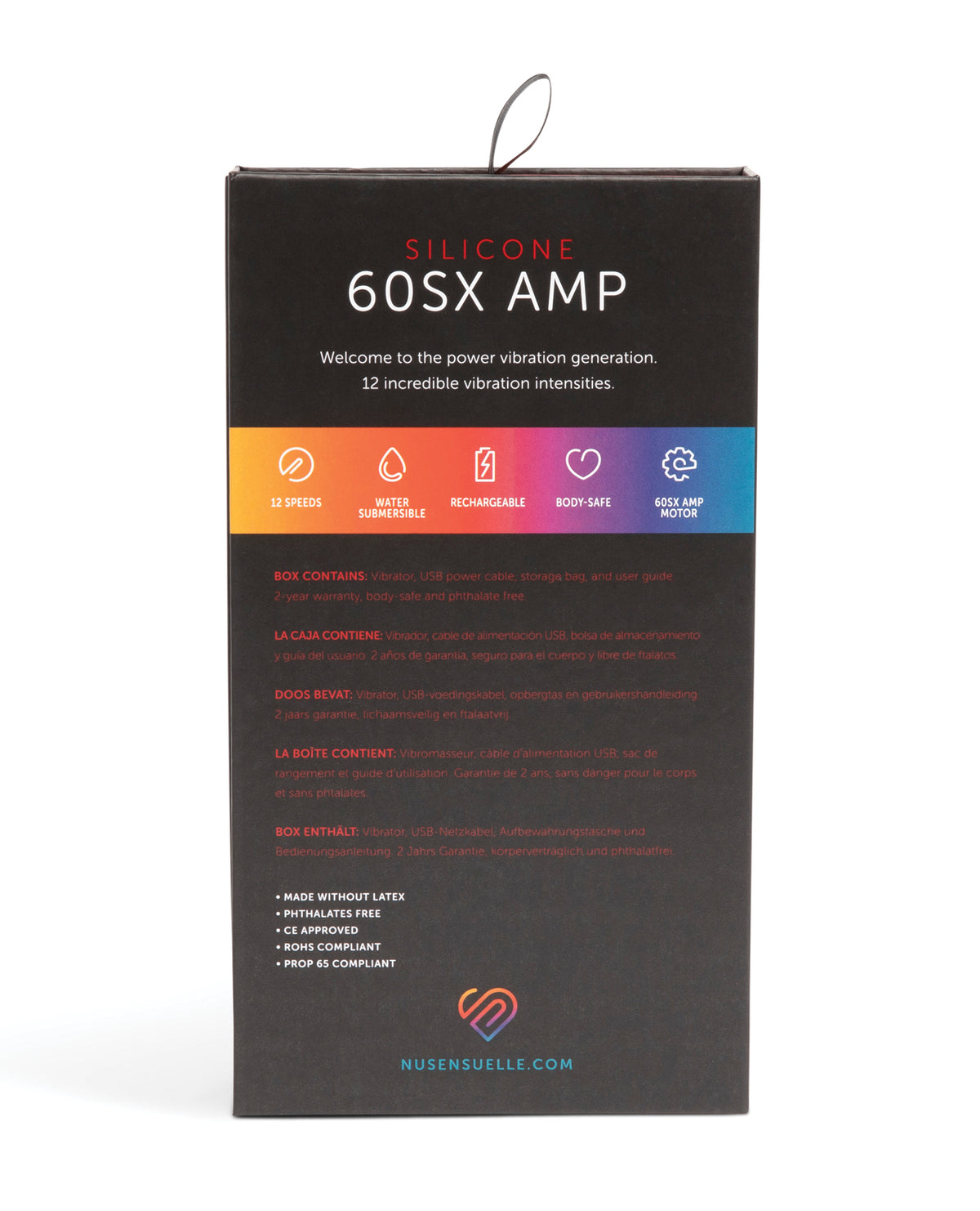 Nu Sensuelle 60SX AMP Balle en silicone - Violet