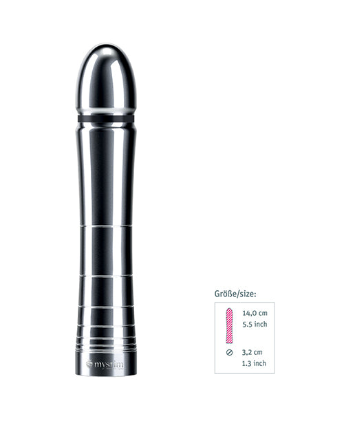 Mystim Glossy Glen E Stim Aluminum Dildo for Anal Pleasure