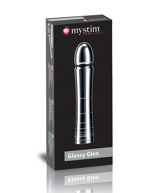 Mystim Glossy Glen E Stim Aluminum Dildo for Anal Pleasure