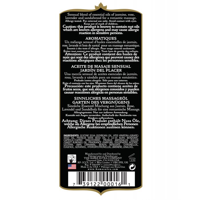 Kama Sutra Aromatic Oil - 8 oz Nautintopuutarha