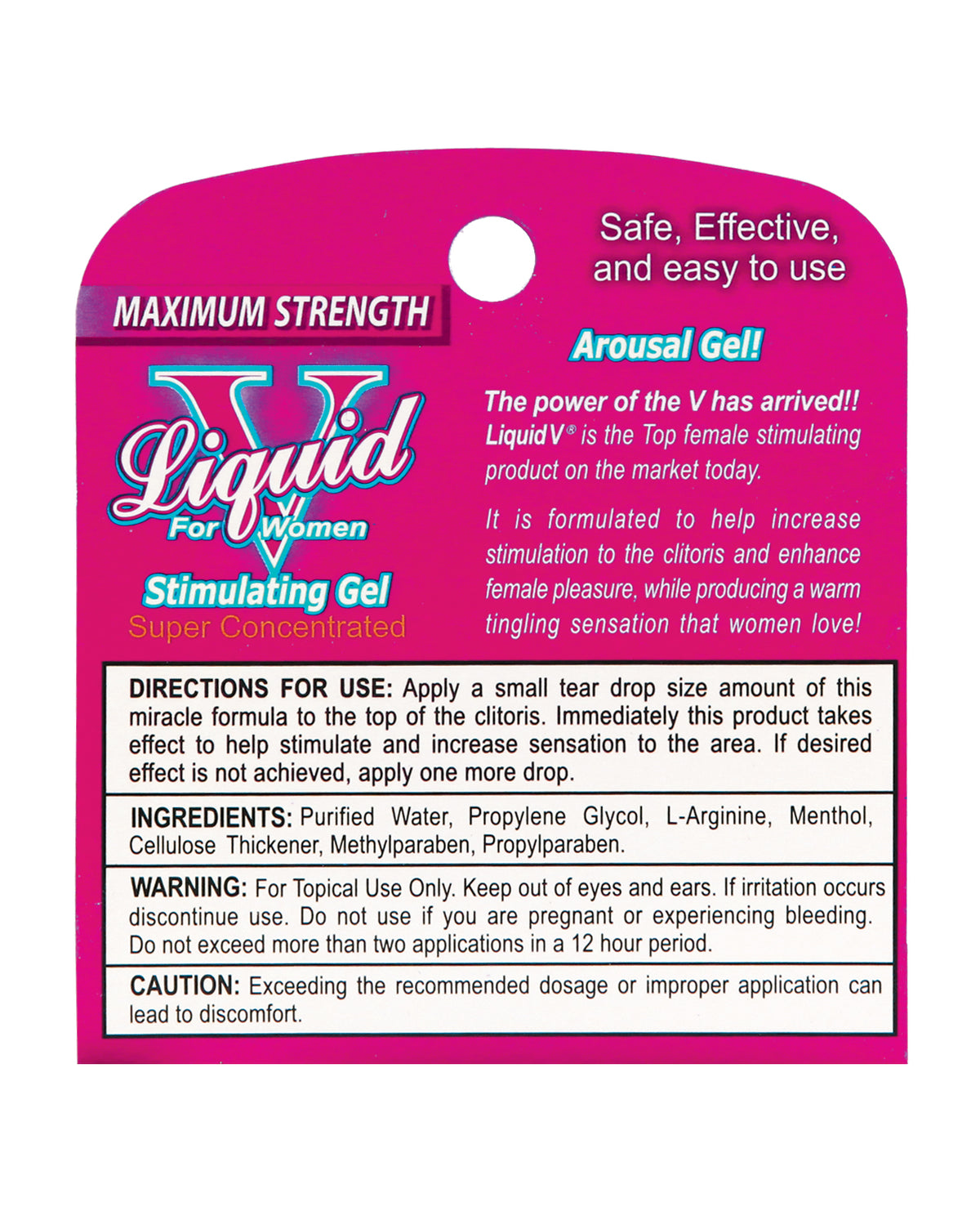 Liquid V Female Stimulant - Pillow Box of 3