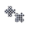Carregar imagem no visualizador da Galeria, Pastease Checker Cross - Preto/Branco Único
