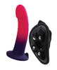 Lataa kuva gallerian katseluohjelmaan, VeDO Duo Silcone Dildo w/Harness - Pink/Purple
