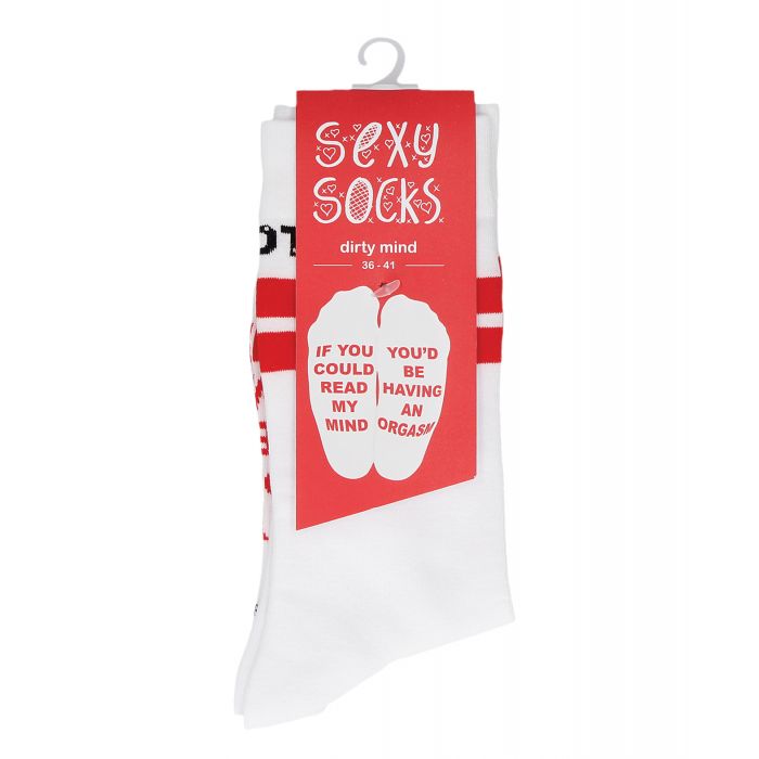 Shots Sexy Socks Dirty Mind - Female