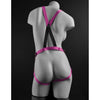 Load image into Gallery viewer, Dillio 7" Strap-On Suspender Harness Set - Pink
