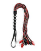 Carica l'immagine nel visualizzatore Galleria, Saffron Braided Flogger - Red/Black
