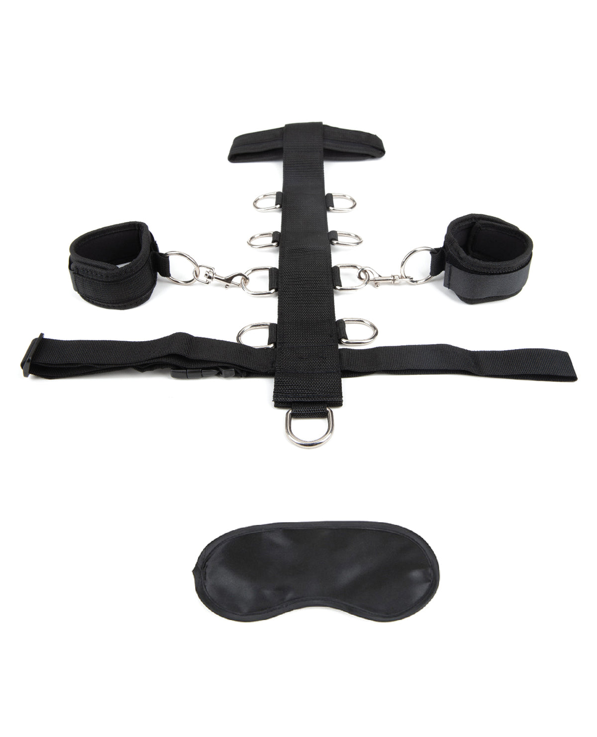 Lux Fetish Ensemble de 3 pièces avec collier et menottes réglables