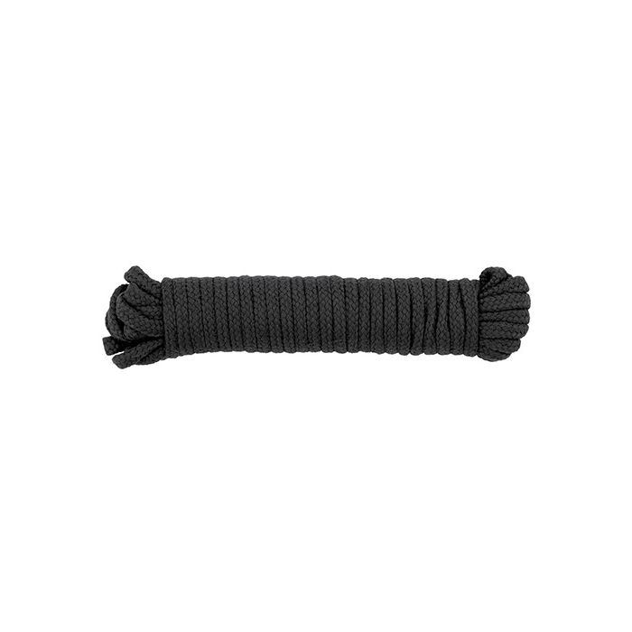 Spartacus Bondage Rope 33 Ft Black Cotton Soft for Beginners