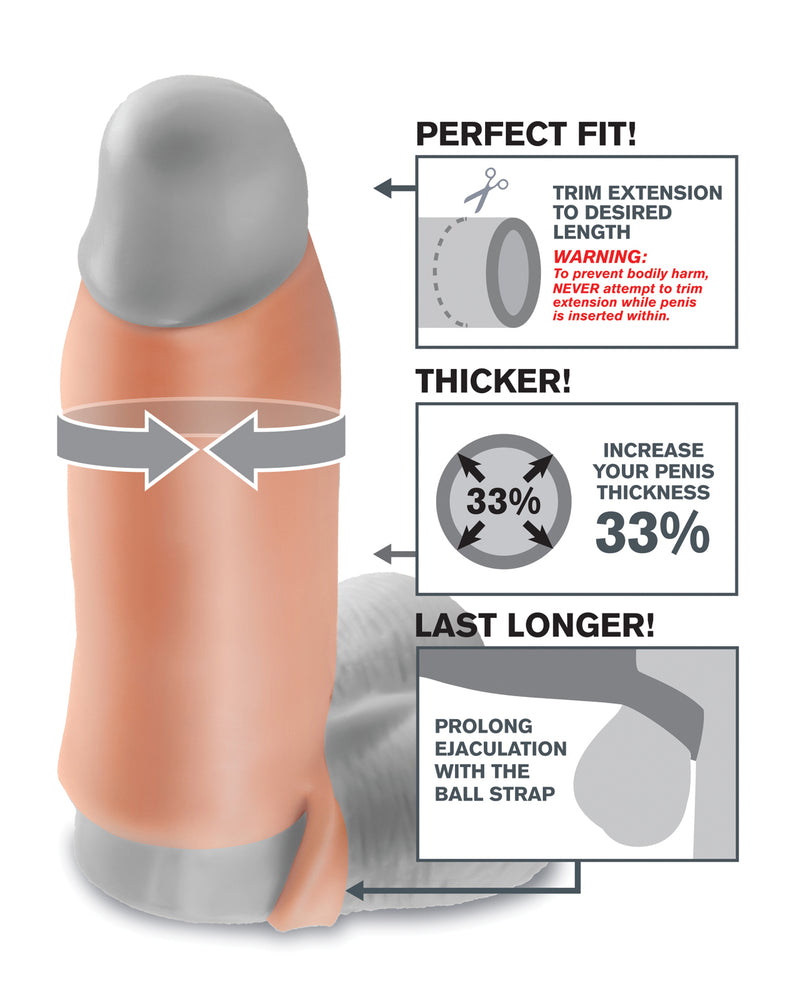 Load image into Gallery viewer, Fantasy X-tensions Real Feel Enhancer XL - Flesh
