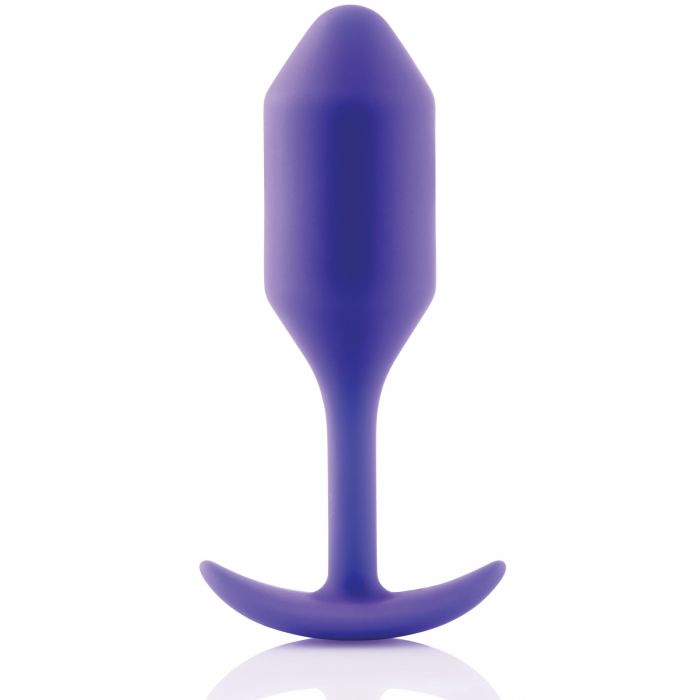b-Vibe Weighted Snug Plug 2 - 114 g Purple