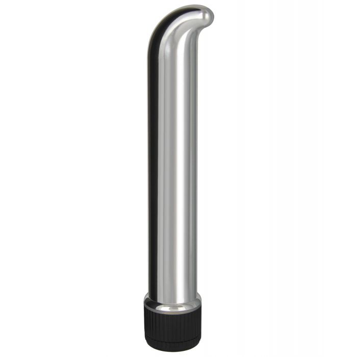 Erotic Toy Company Chrome Classics 7" G Spot Vibe - Silver