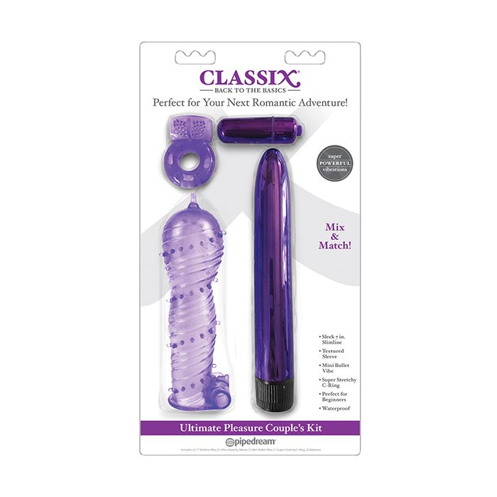 Classix Ultimate Pleasure Couples Kit - Purple