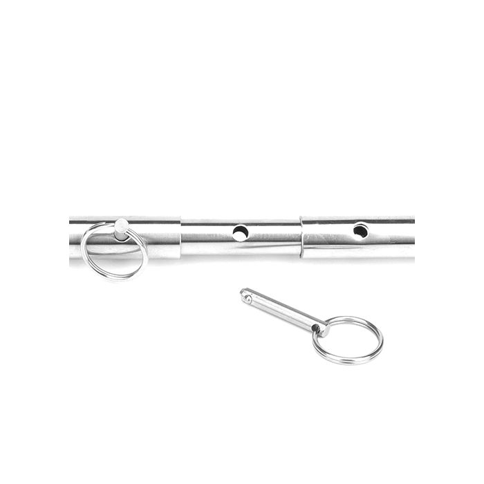 Lux Fetish Expandable Bar Spreader Set w/Leatherette Cuffs