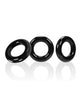 Charger l'image dans la visionneuse de la galerie, Oxballs Willy Rings - Black Pack of 3

