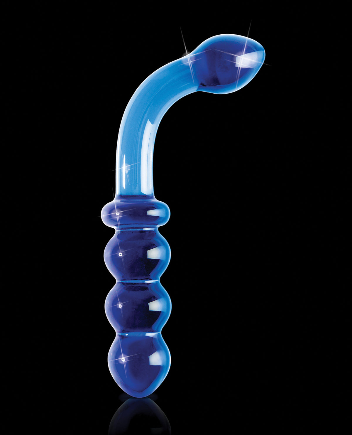Icicles No. 31 Hand Blown Glass - Blue G Spot