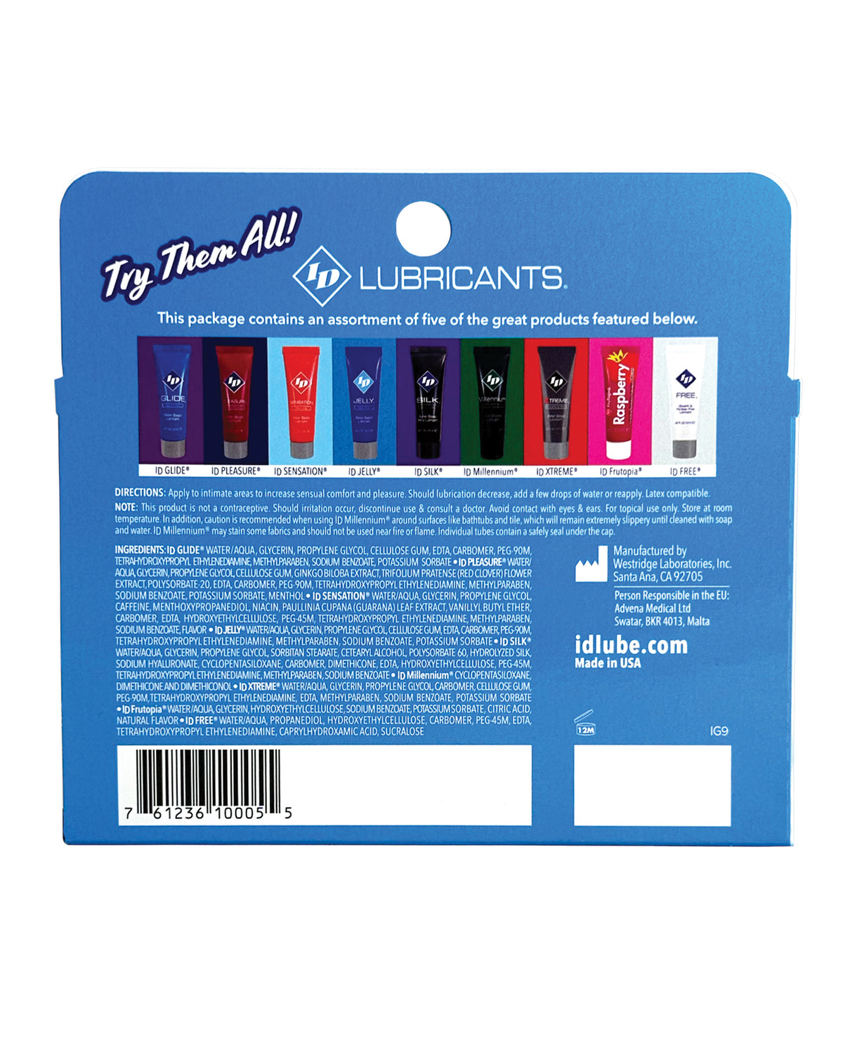 Campionatore ID - Confezione da 5 tubi da 12 ml