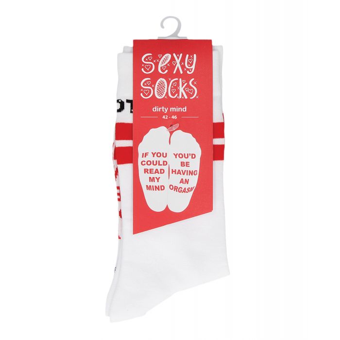 Shots Sexy Socks Dirty Mind - Male
